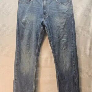 Levis 513 Mens Jeans Size 32x30 Blue Denim Medium Wash Straight Leg